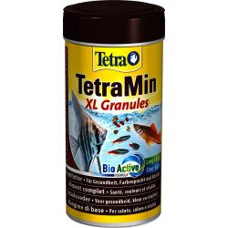 Tetra Min XL Granulat Futter für Zierfische 82g/250ml ZO-189614 Essen
