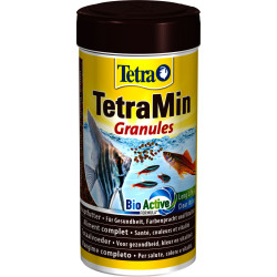 Tetra Min Granules alimentation pour poissons d'ornement 100g/250ml Nourriture poisson
