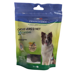 Francodex Natural dewormer, dog treat CHEWS vers o net Dog treat