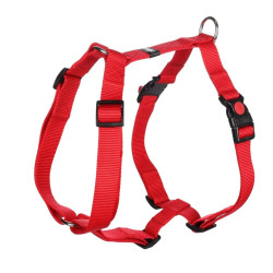 Harnas Ziggi rood halsband 60 -85 cm 25 MM maat XXL voor honden Flamingo Pet Products FL-65331 hondentuig