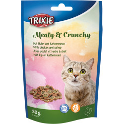 Trixie Friandises au poulet & au herbe à chat 50 g pour chat Friandise chat