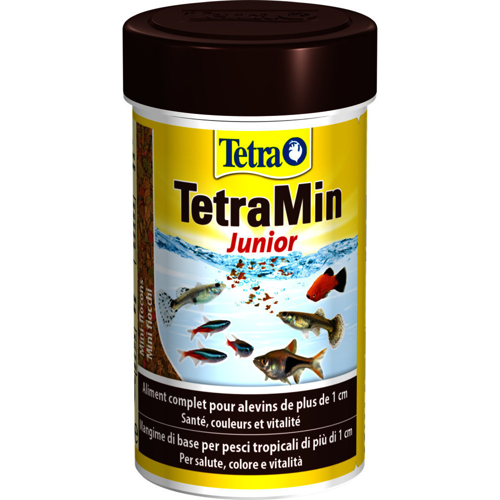 ZO-736917 Tetra Alimento en escamas para peces ornamentales Min Junior 30g/100ml Alimentos