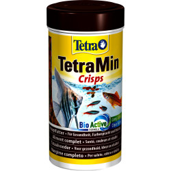 Tetra Min Crisps aliment complet pour poissons d'ornement 22g/100ml Nourriture poisson
