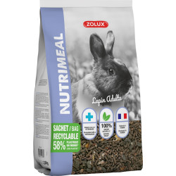 zolux Nutrimeal Pellet per conigli nani adulti - 2,5 kg ZO-210198 Cibo per conigli