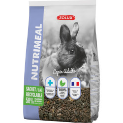 zolux Granulés composé lapin Nain adulte nutrimeal - 2,5kg Nourriture lapin