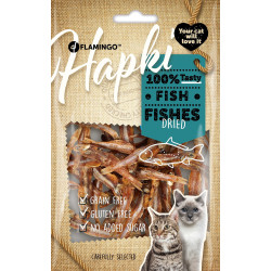 FL-561468 Flamingo Hapki Dried Fish Treats 50 g para gatos Golosinas para gatos