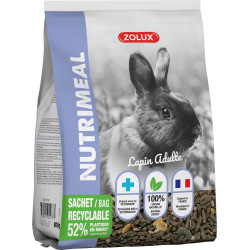 ZO-210197 zolux Nutrimeal alimento granulado para conejos enanos a partir de 6 meses 800g Comida para conejos