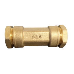 CODITAL Repair sleeve without stop ø 25 brass fitting