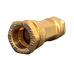 CODITAL Repair sleeve without stop ø 25 brass fitting
