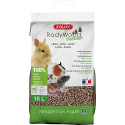 zolux Rodywood Rodent Litter Pellets 18 L, 12.58 kg Litter and shavings for rodents