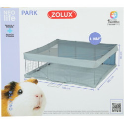 zolux Neopark Laufstall für Meerschweinchen Fläche 1.10m² ZO-275009 Gehege