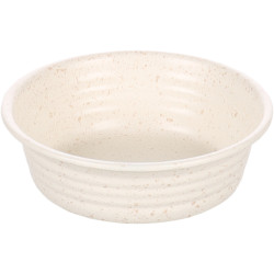 Flamingo White food or water bowl ø 11.9cm, 280 ml for cats and small dogs Bowl, bowl