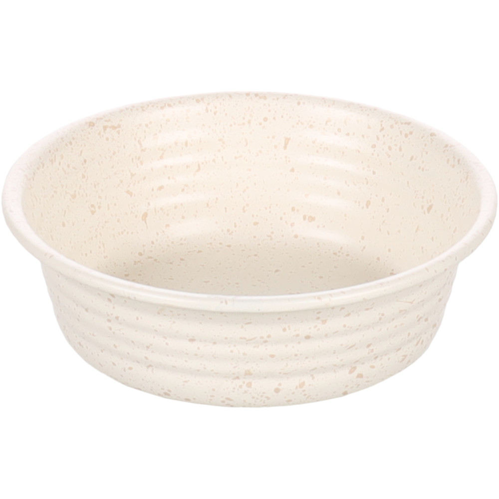 Flamingo White food or water bowl ø 11.9cm, 280 ml for cats and small dogs Bowl, bowl