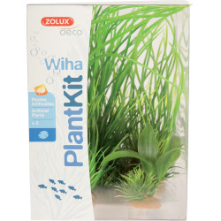 zolux Wiha n°1 artificial plants 3 pieces H 21 cm Plantkit aquarium decoration Plante