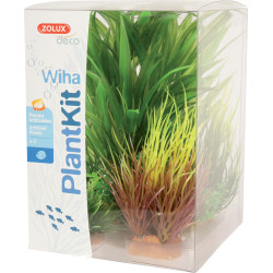 Wiha n°2 sztuczne rośliny 3 sztuki H 20 cm Plantkit dekoracja akwarium ZO-352141 zolux