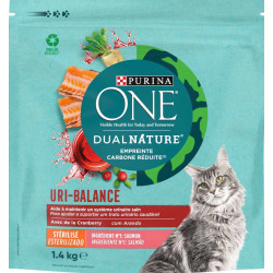 Purina Special Dry Cat Food Salmon and Cranberry, PURINA ONE 1.4KG Croquette chat