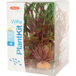 zolux Wiha n°3 artificial plants 3 pieces H 21 cm Plantkit aquarium decoration Plante