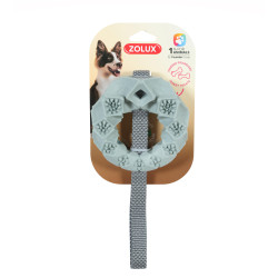 zolux Circle TPR dog toy with khaki treats ø 12x 36 cm Games has reward candy
