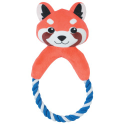 zolux Plüschtier Panda mit Seil für Hunde ZO-480046 Plüschtier für Hunde