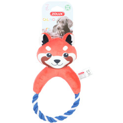zolux Panda plush with rope for dog Plush for dog