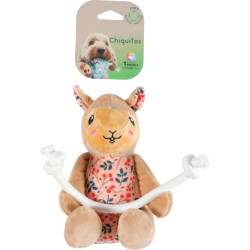 zolux Chiquitos plush toy rope llama for dog Plush for dog