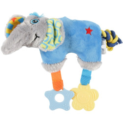 zolux PUPPY Blue Elephant 25 cm plush toy for puppies. Plush for dog