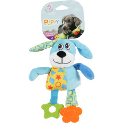 PUPPY Chien blauw 23 cm pluche knuffel voor puppy's zolux ZO-480079BLE Pluche voor honden