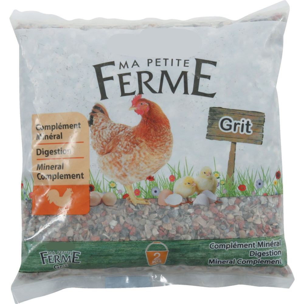Grit digestive aid Saco de 2 kg Suplemento mineral para galinhas ZO-175520 Suplemento alimentar