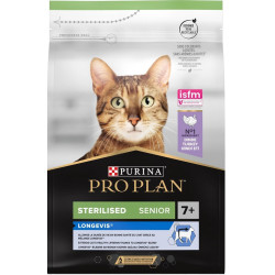 Purina LONGEVIS senior cat food with turkey 3kg Proplan Croquette chat