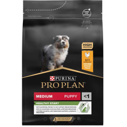 alimento para cachorros médio HEALTHY START com frango 12KG PROPLAN NP-120402 Croquete