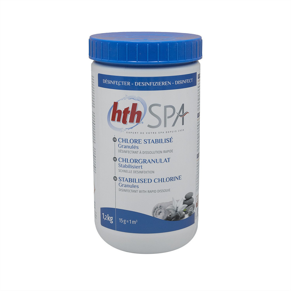 chloor gestabiliseerd HTH- korrels - 1,2kg HTH SC-AWC-500-6570 SPA-behandelingsproduct