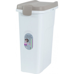 Stefanplast Hermetisch verschlossene 25-Liter-Krokettenbox aus Kunststoff für Hunde oder Katzen. ZO-474347 Aufbewahrungsbox f...