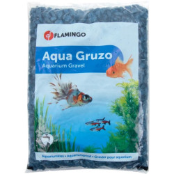 Flamingo Gravier brillant Néon bleu foncé 1 kg aquarium Sols, substrats