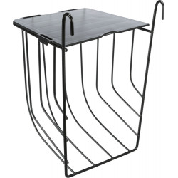 Trixie Hanging hay rack with lid, size 13x18x12cm for rodents. Food rack