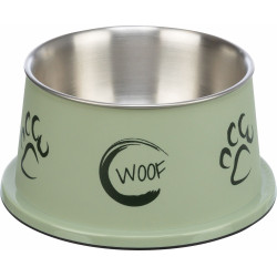 Trixie 0,9-Liter-Napf ø 19 cm für langohrige Hunde, Edelstahl-Kunststoff - zufällige Farbe. TR-25247 Gamelle, Napf