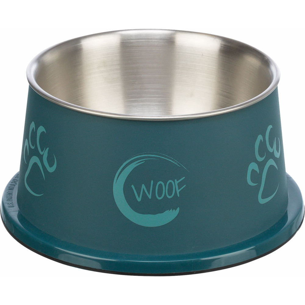 Trixie Bowl 0.9 liter ø 19 cm for long-eared dogs, stainless steel-plastic - random color. Bowl, bowl