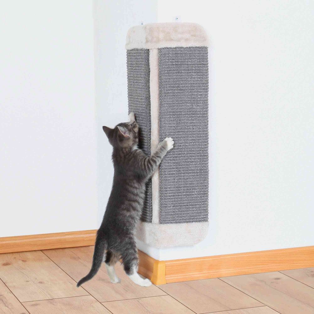 Trixie Corner cat scratching post 32 x 60 cm Grey Scratchers and scratching posts