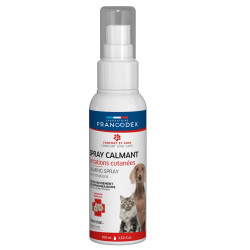 Francodex Beruhigungsspray Hautreizungen 100 ml, für Katzen und Hunde FR-175411 Hygiene und Gesundheit des Hundes
