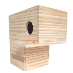 zolux Duplex nesting box 25 x 25 x 15 cm ø 6 cm for birds Birdhouse
