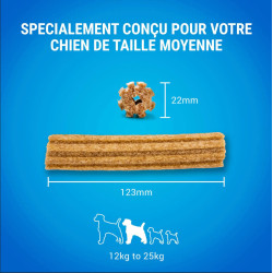 42 medium kauwsticks voor honden (12-25kg) DENTALIFE Purina NP-129877 Kauwbaar snoepgoed