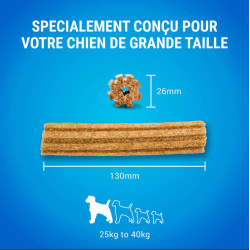 36 Kauwsticks voor grote honden (25-40kg) DENTALIFE Purina NP-102429 Kauwbaar snoepgoed
