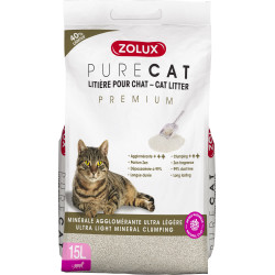 zolux Mineral clumping litter 15 liters (9.8 kg) for cats Litter