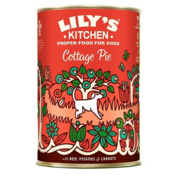 Lily's Kitchen Beef, carrot and potato dog food. 400G Cottage Pie LILY'S KITCHEN Paté and sliced dog food