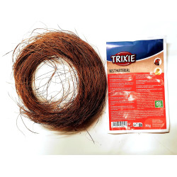 Gekamde kokosvezels Nestmateriaal 30g kanaries, zebravinken Trixie TR-56280 Vogelnest product