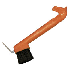 kerbl Foot pick with orange horse head for horses horse care