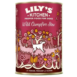 NP-240468 Lily's Kitchen Pâtée pour chien au gibier. 400G Wild Campire Stew LILY'S KITCHEN Comida para perros en paté y en ro...