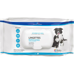 Francodex Lingettes nettoyantes multi-usages pour chien, chat et rongeur Hygiène et santé du chien