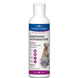 Francodex Shampooing Antiparasitaire Icaridine 200 ml pour chien et chat antiparasitaire