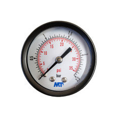 Manomètre pour filtre piscine filetage 1/4 pouce Mt bk 840002 Drukmeter