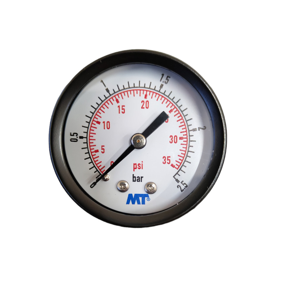 Mt bk Manomètre pour filtre piscine filetage 1/4 pouce Pressure gauge